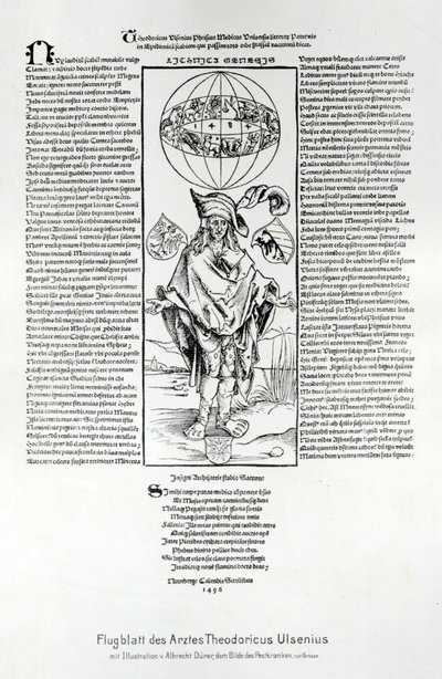 Illustration der Syphilis, 1496 von Albrecht Dürer